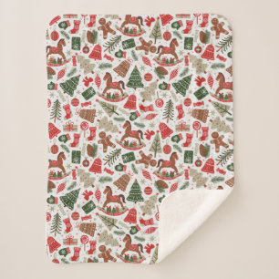 Weihnachten Sherpadecke