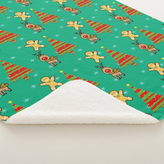 Weihnachten Sherpadecke (3/4)