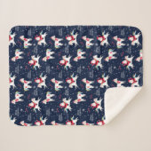 Weihnachten Sherpadecke (Vorderseite (Horizontal))