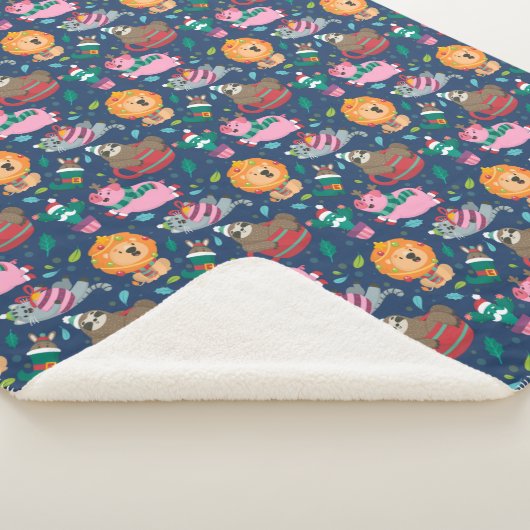 Weihnachten Sherpadecke (3/4)