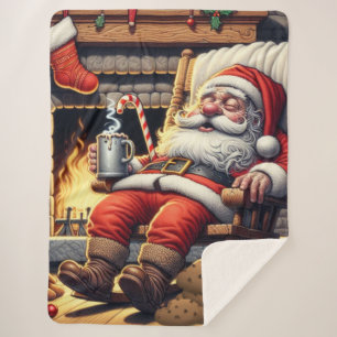 Weihnachten Sherpadecke