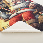 Weihnachten Sherpadecke (3/4)