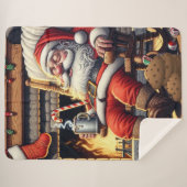 Weihnachten Sherpadecke (Vorderseite (Horizontal))