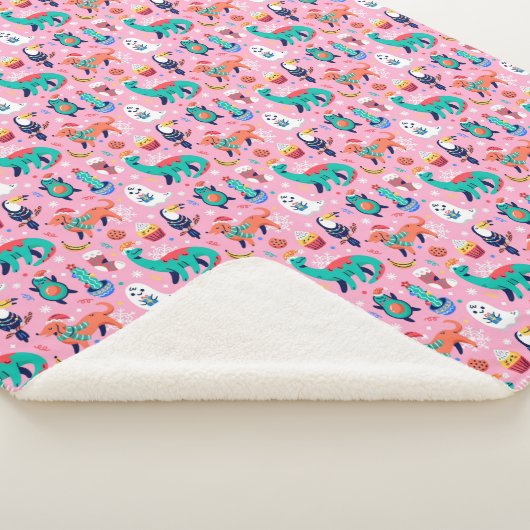 Weihnachten Sherpadecke (3/4)