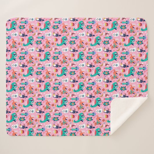 Weihnachten Sherpadecke (Vorderseite (Horizontal))