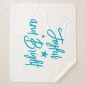 Weihnachten Sherpadecke (Vorderseite)