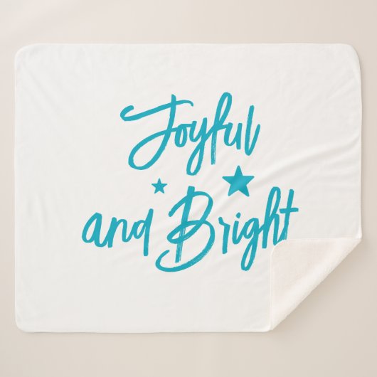 Weihnachten Sherpadecke (Vorderseite (Horizontal))