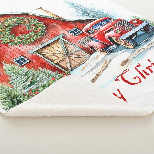 Weihnachten Sherpadecke (3/4)