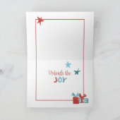 Weihnachten Shiba Inu Hund Urlaub Freude Modern Re (Innenseite)