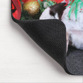 Weihnachten - Shih Tzu - Chin Ching Mousepad (Ecke)