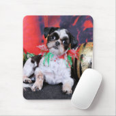 Weihnachten - Shih Tzu - Chin Ching Mousepad (Mit Mouse)