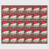Weihnachten Shih Tzu Geschenkpapier (Flach)
