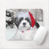 Weihnachten Shih Tzu Mousepad (Mit Mouse)