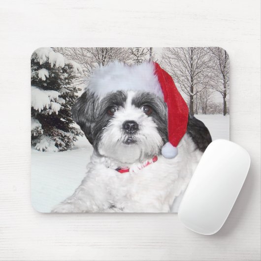 Weihnachten Shih Tzu Mousepad (Mit Mouse)