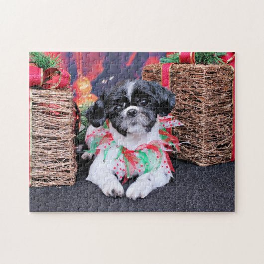 Weihnachten - Shih Tzu - Sadie Puzzle (Horizontal)