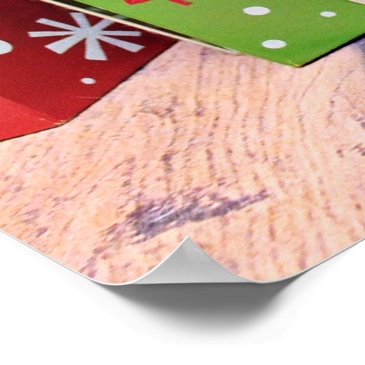 Weihnachten - Shih Tzu - Vince Poster (Ecke)