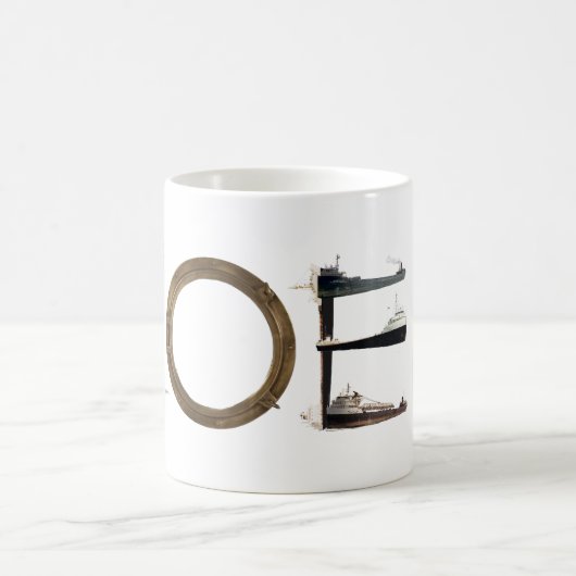 Weihnachten Ship Tasse (Mittel)