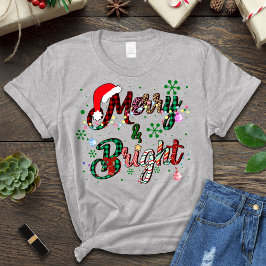 Weihnachten Shirt, fröhlich und hell T-Shirt