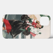 Weihnachten, Shopping präsentiert Polizisten Case-Mate iPhone Hülle (Rückseite (Horizontal))