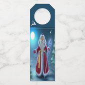 Weihnachten - Siehe Zurück ... Flaschenanhänger (Vorderseite)