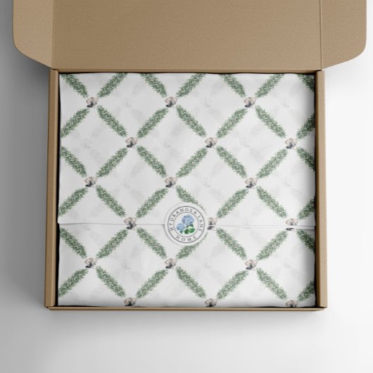 Weihnachten Silber Gells Garland Seidenpapier