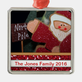 Weihnachten Silbernes Ornament