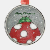 Weihnachten :-) silbernes ornament (Vorne)