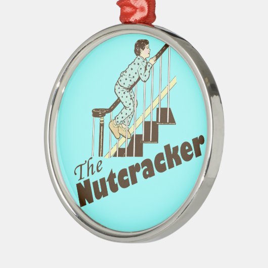 Weihnachten Silbernes Ornament (Links)