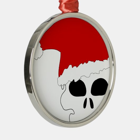 Weihnachten Silbernes Ornament (Rechts)