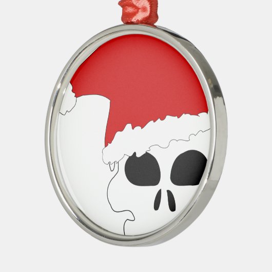 Weihnachten Silbernes Ornament (Links)