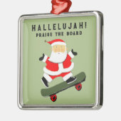 Weihnachten Silbernes Ornament (Links)