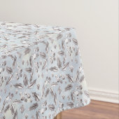 Weihnachten, Silberzweige, Weiß, Schneeflocken, Wi Tischdecke (Beispiel)