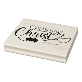 WEIHNACHTEN SIND OHNE HOLZ GUMMISTEMPEL