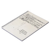 WEIHNACHTEN SINGT CHARLES- DICKENSmanuskript Notizblock (Linke Seite)