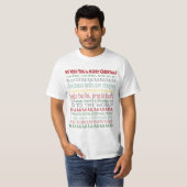 Weihnachten singt Feiertag T-Shirt (Vorne ganz)