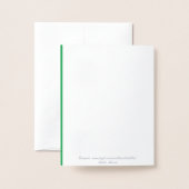 Weihnachten Sitzen Elch mit Geschenken Whimsical Folienkarte (Rückseite mit Umschlag)