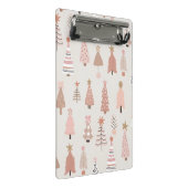 Weihnachten Skandinave Sapins Roses Mini Klemmbrett (Schrägansicht)