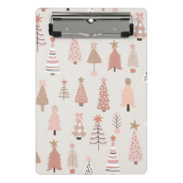 Weihnachten Skandinave Sapins Roses Mini Klemmbrett