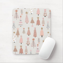 Weihnachten Skandinave Sapins Roses Mousepad