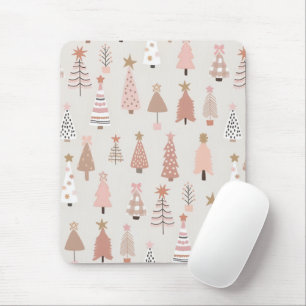 Weihnachten Skandinave Sapins Roses Mousepad