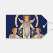 Weihnachten, Skandinavien Santa Lucia Engel Geschenkanhänger (Vorderseite (Horizontal))