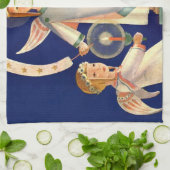 Weihnachten, Skandinavien Santa Lucia Engel Geschirrtuch (Gefaltet)