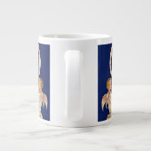 Weihnachten, Skandinavien Santa Lucia Engel Jumbo-Tasse (Rückseite)