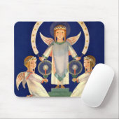 Weihnachten, Skandinavien Santa Lucia Engel Mousepad (Mit Mouse)