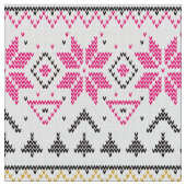 Weihnachten, skandinavisch, Strickmuster Stoff (Nahaufnahme)