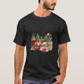 Weihnachten Skelett Kaffee Cups Weihnachten Baumli T-Shirt (Vorderseite)