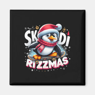 Weihnachten Skibidi Rizzmas Weihnachten Coole Ping Magnet
