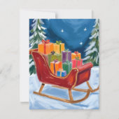 Weihnachten: Sleigh Frohe Weihnachten (Vorderseite)