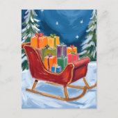 Weihnachten: Sleigh Frohe Weihnachten (Vorderseite)