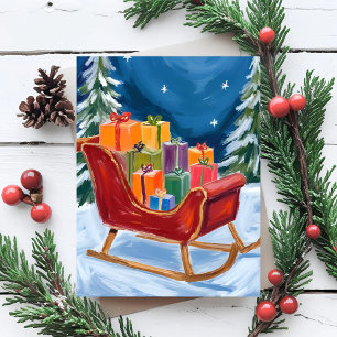 Weihnachten: Sleigh Frohe Weihnachten